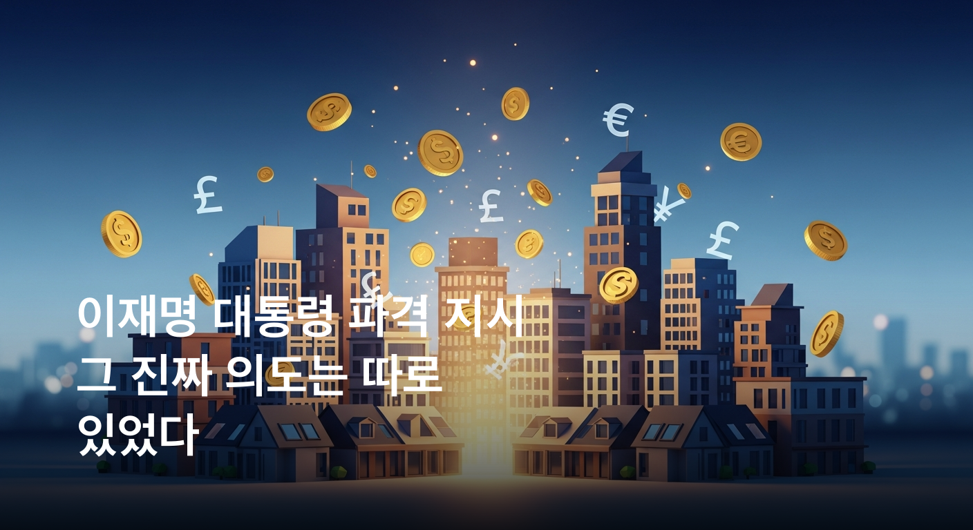 이재명 대통령 파격 지시 다주택 양도세 중과 유예 대상 확대되나