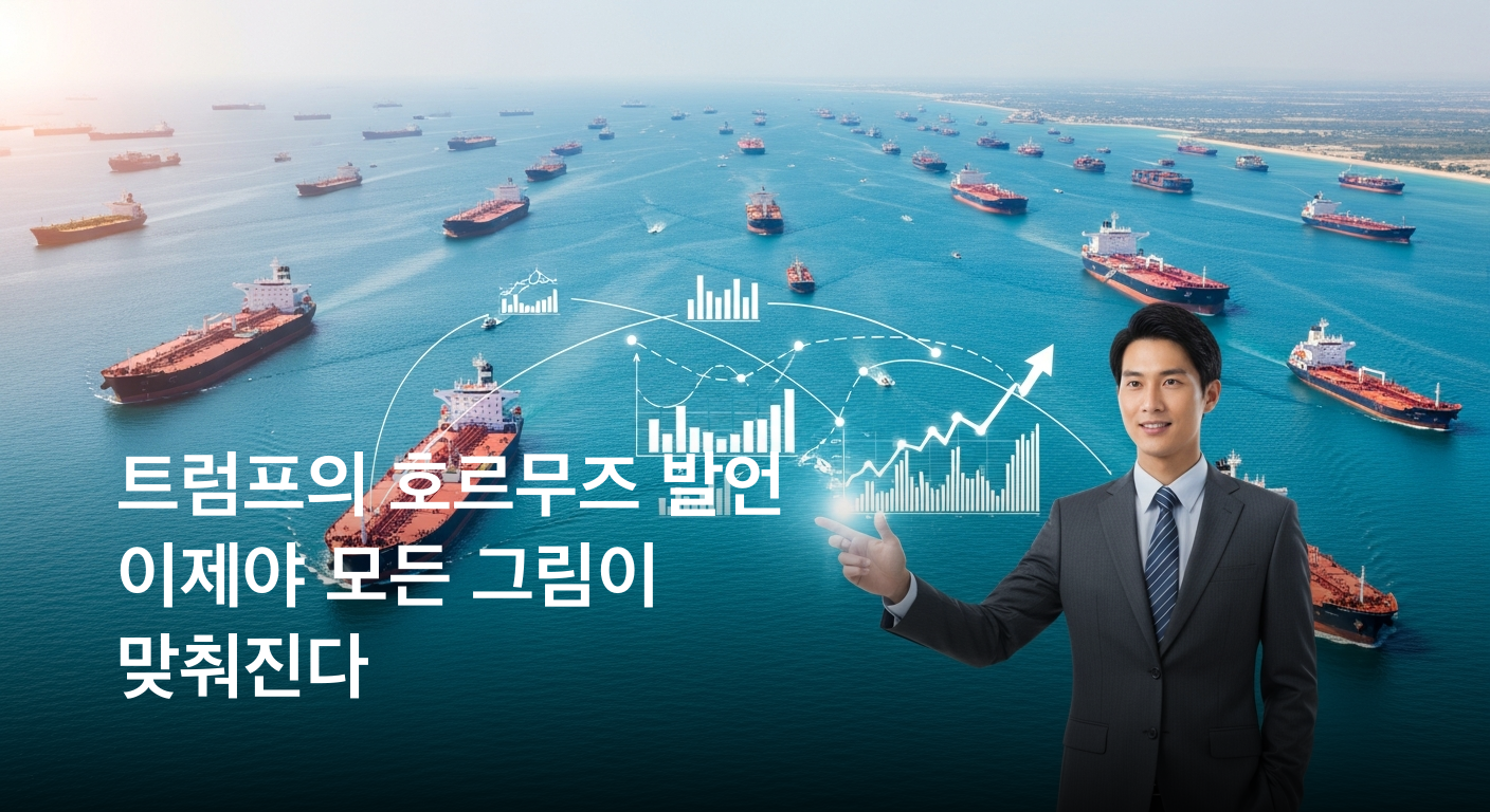 트럼프 “호르무즈 통행 정체 해소 지원…큰 수익 창출될 것”