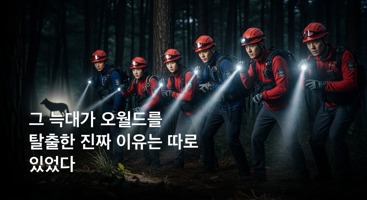 대전 오월드 늑대 탈출 10시간 장기화... 어둠 속 필사의 생포 작전 돌입