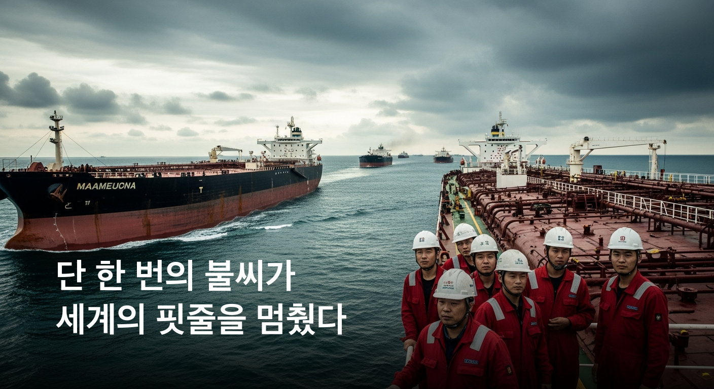 격랑 속 호르무즈 해협, 이스라엘 휴전 위반에 유조선 통행 전면 중단