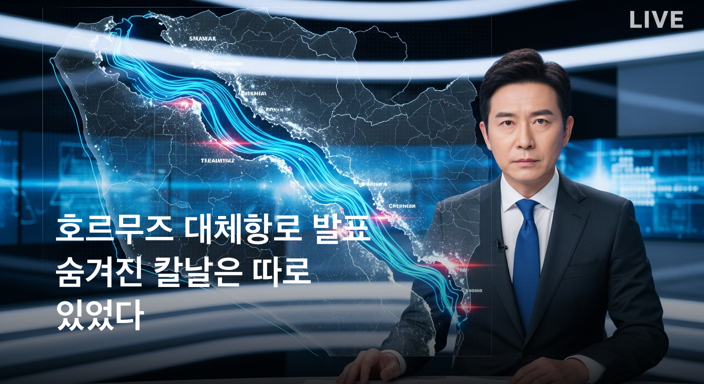이란 혁명수비대, 호르무즈 대체 항로 전격 발표 기뢰 위협 경고