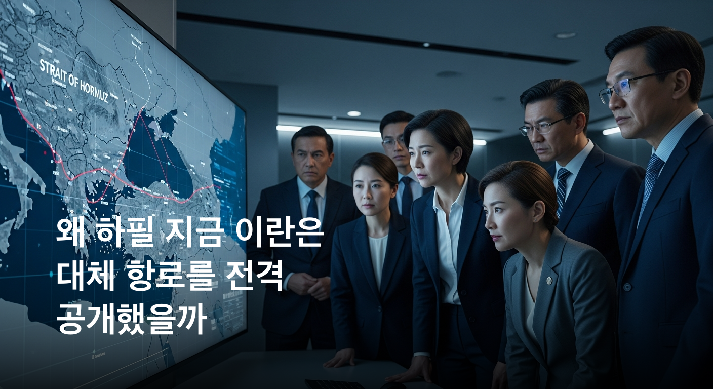 이란, 호르무즈 해협 대체 항로 전격 발표. 국제사회 긴장 고조