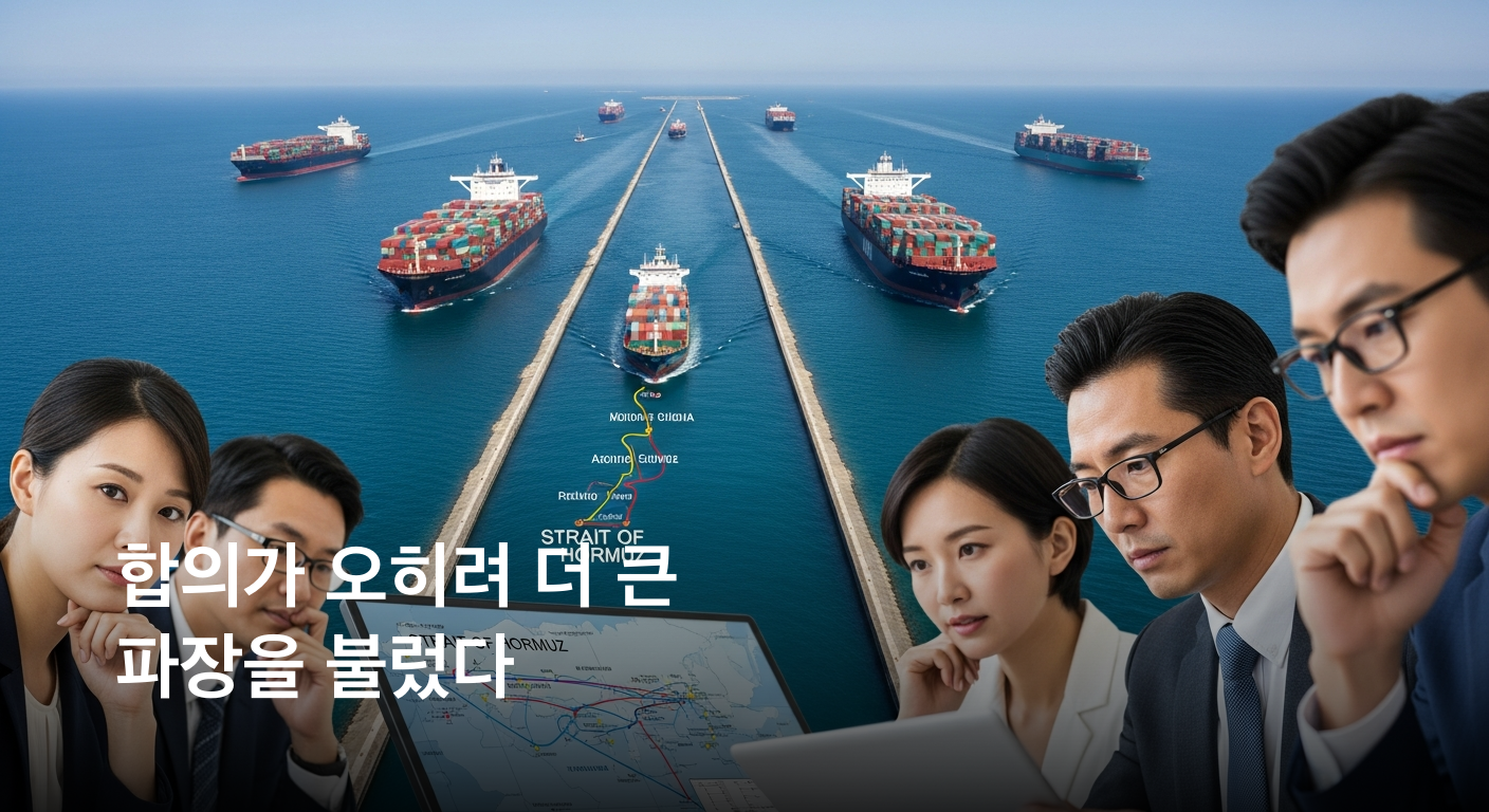 이란, 휴전 합의 속 호르무즈 해협 통행 '하루 15척'으로 전격 제한