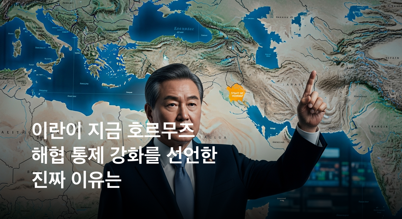 이란 최고지도자, 호르무즈 해협 통제 강화 선언... 미-이스라엘 상대 '승리' 주장하며 중동 정세 격랑 예고