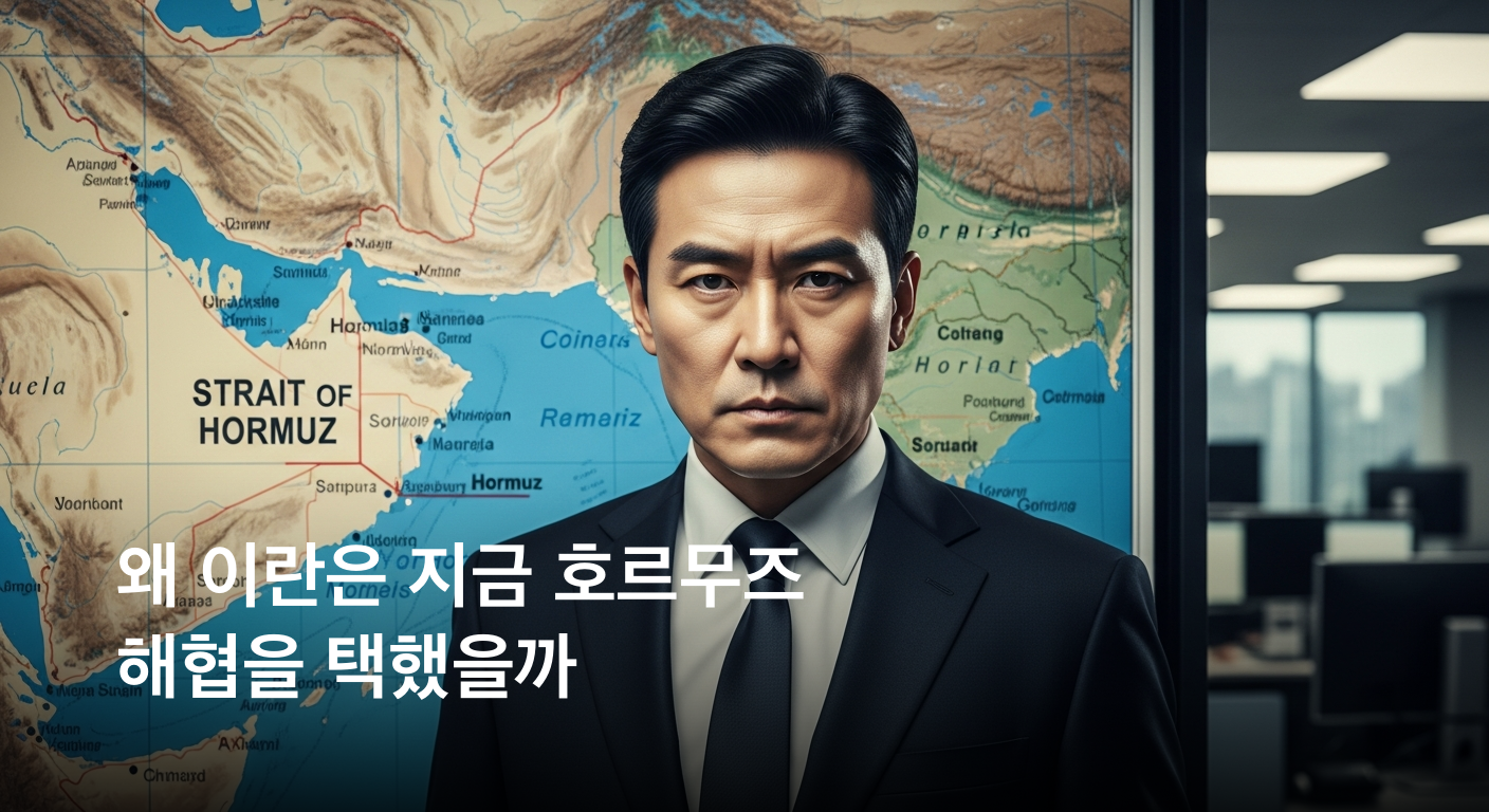이란 최고지도자, 호르무즈 해협 통제 강화 선언... 중동 정세 격랑 예고