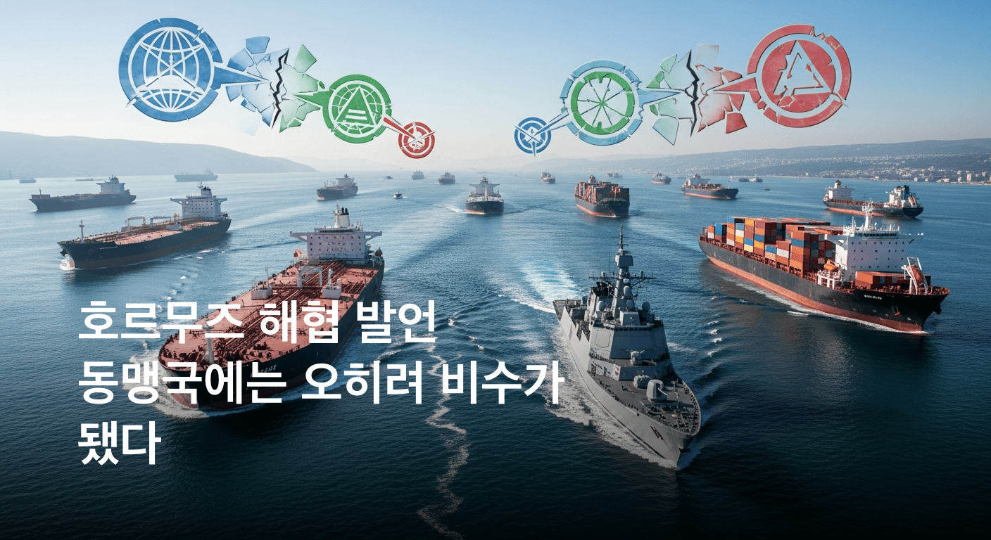 트럼프 전 대통령, 호르무즈 해협 정비와 동맹국들에 대한 비판