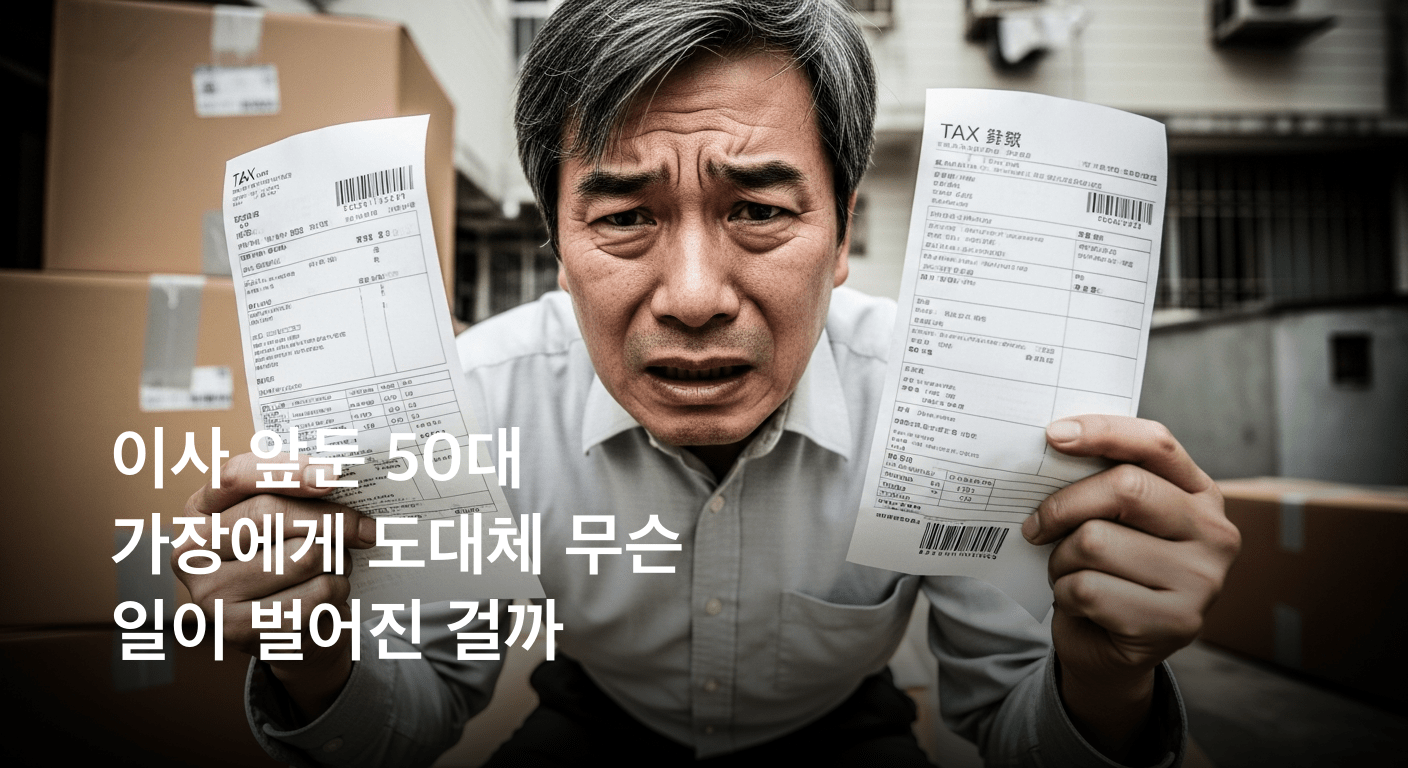 50대 가장의 절규 이사 앞두고 일시적 2주택 세금 폭탄 피하려다 더 큰 함정에 빠질까 걱정