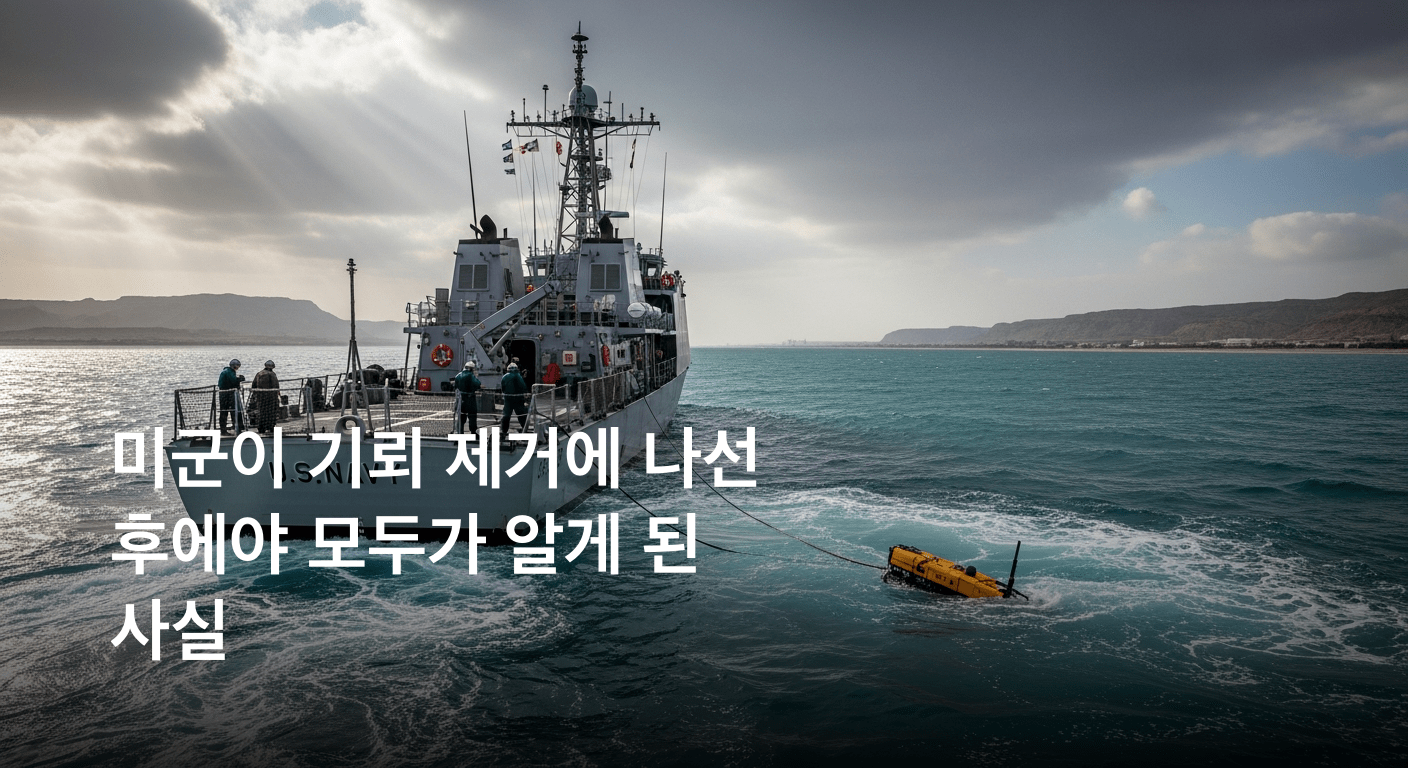 격랑의 호르무즈 해협, 미군 기뢰 제거 작전 돌입…이란과 종전 협상 중 긴장 고조
