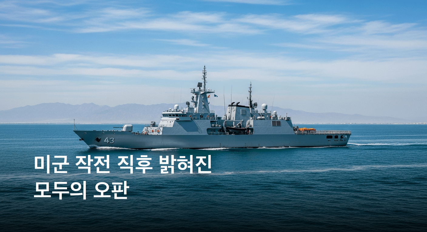 격동의 호르무즈 해협, 미군 기뢰 제거 작전 전격 개시… 협상 국면 속 압박 최고조