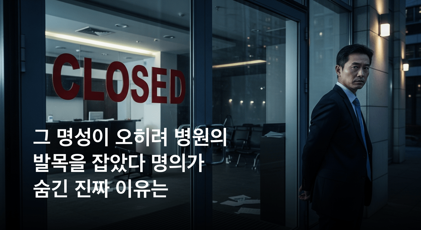 환자 사망 사고 후 전격 폐업 유명 전문의 병원 운영의 그늘