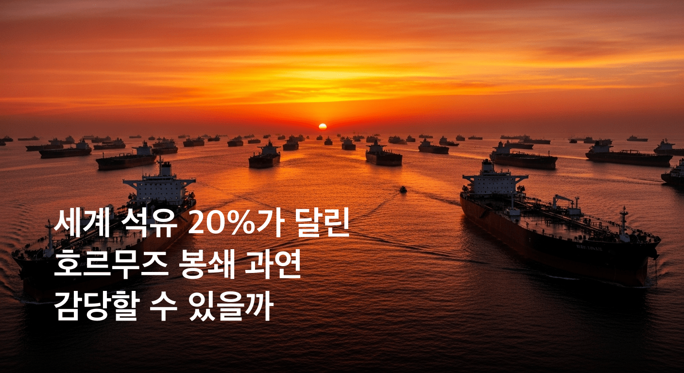 미국 대통령, 호르무즈 해협 전면 봉쇄 지시로 이란 압박 고조