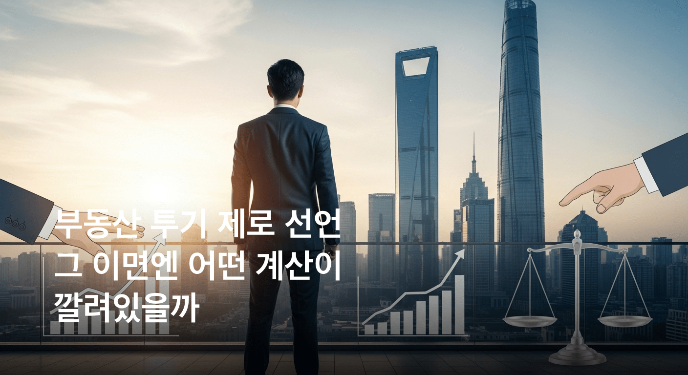이재명 대통령, 부동산 투기 '제로화' 선언: 금융·세제·규제 전면 개편 예고