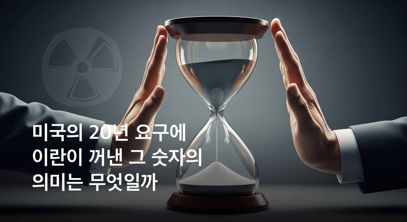 벼랑 끝 핵 협상, 미국 20년 중단 요구에 이란은 '몇 년' 역제안으로 맞섰다