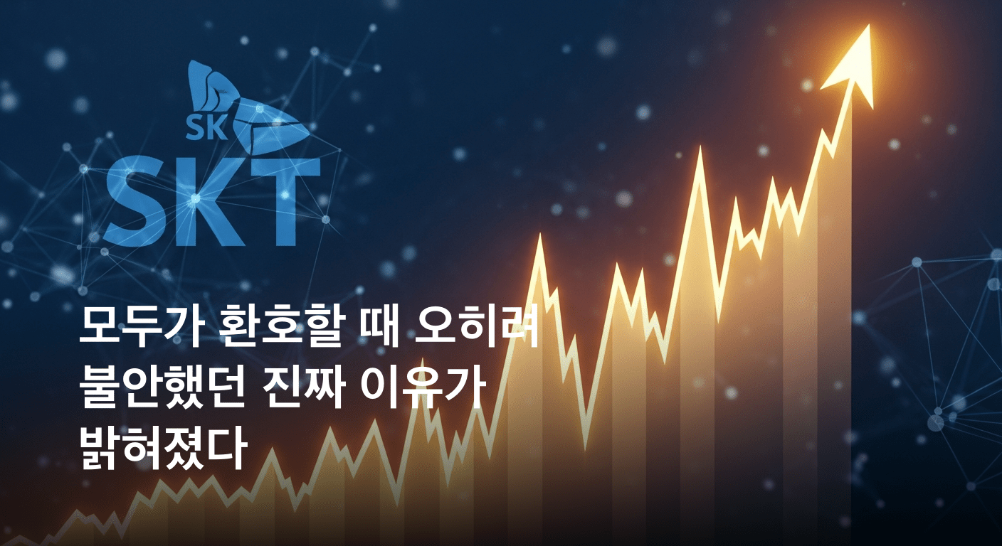 SKT, '십만텔레콤' 영광의 순간! 시가총액 20조 원 돌파하며 주가 10만 원대 안착