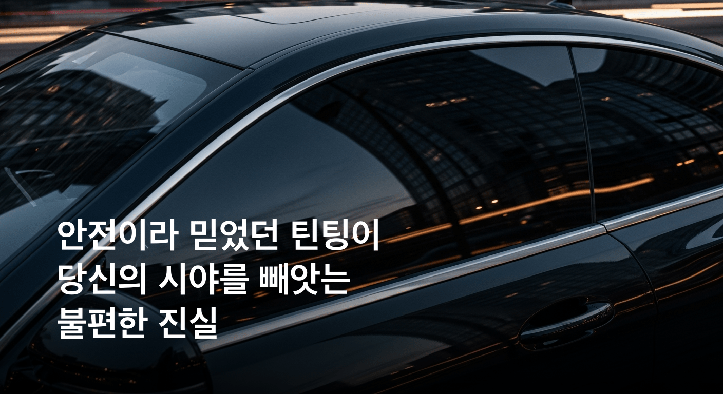 한국 자동차 틴팅의 미스터리: 어둠이 드리운 도로 위 풍경