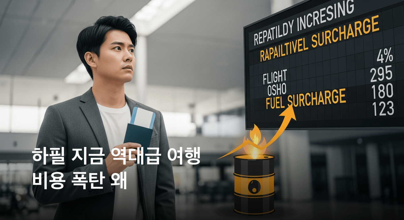 유가 폭등 여파 국제선 유류할증료 5월 역대 최고 33단계 기록 여행객 부담 급증