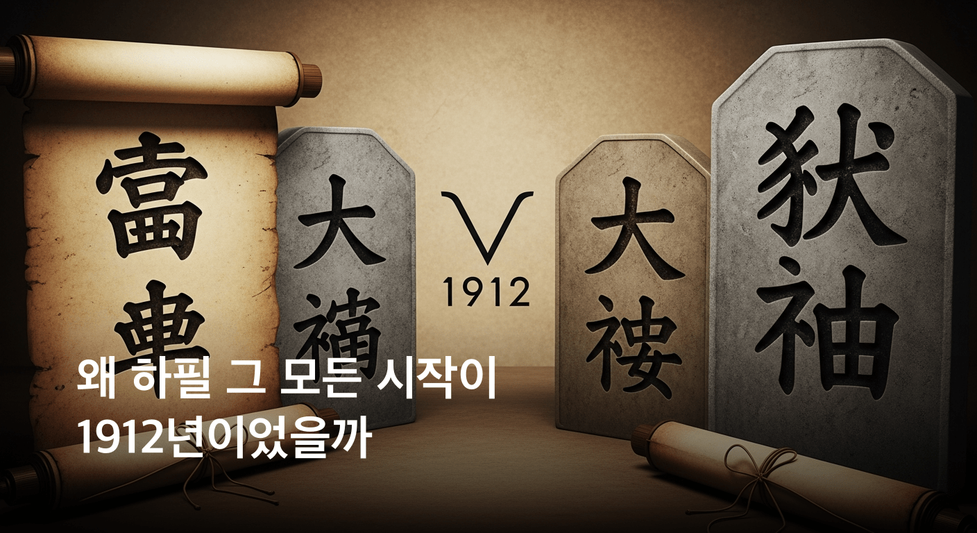 [역사의 미스터리 북한 주체 일본 다이쇼 대만 민국 연호가 모두 1912년이었다니]