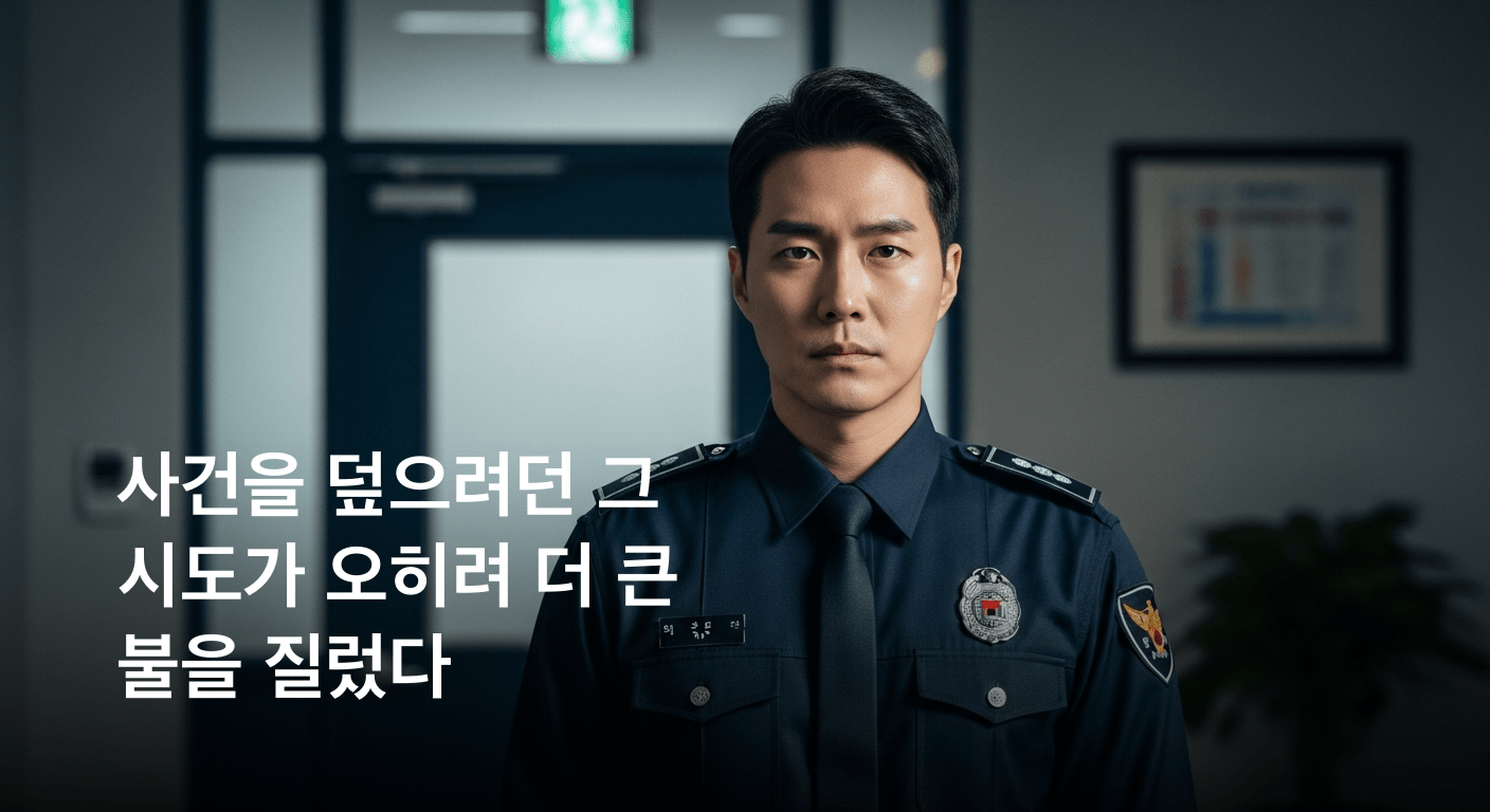 유명 인플루언서 사건, 수사 무마 의혹으로 경찰관 구속의 칼날 앞에 서다