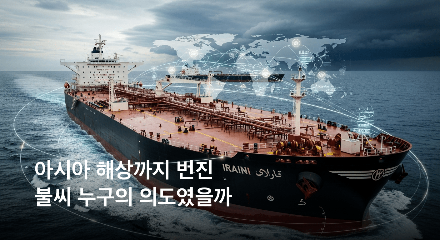 격화하는 미중동 갈등 중동 너머 아시아 해상에서 이란 유조선 최소 3척 제재로 차단