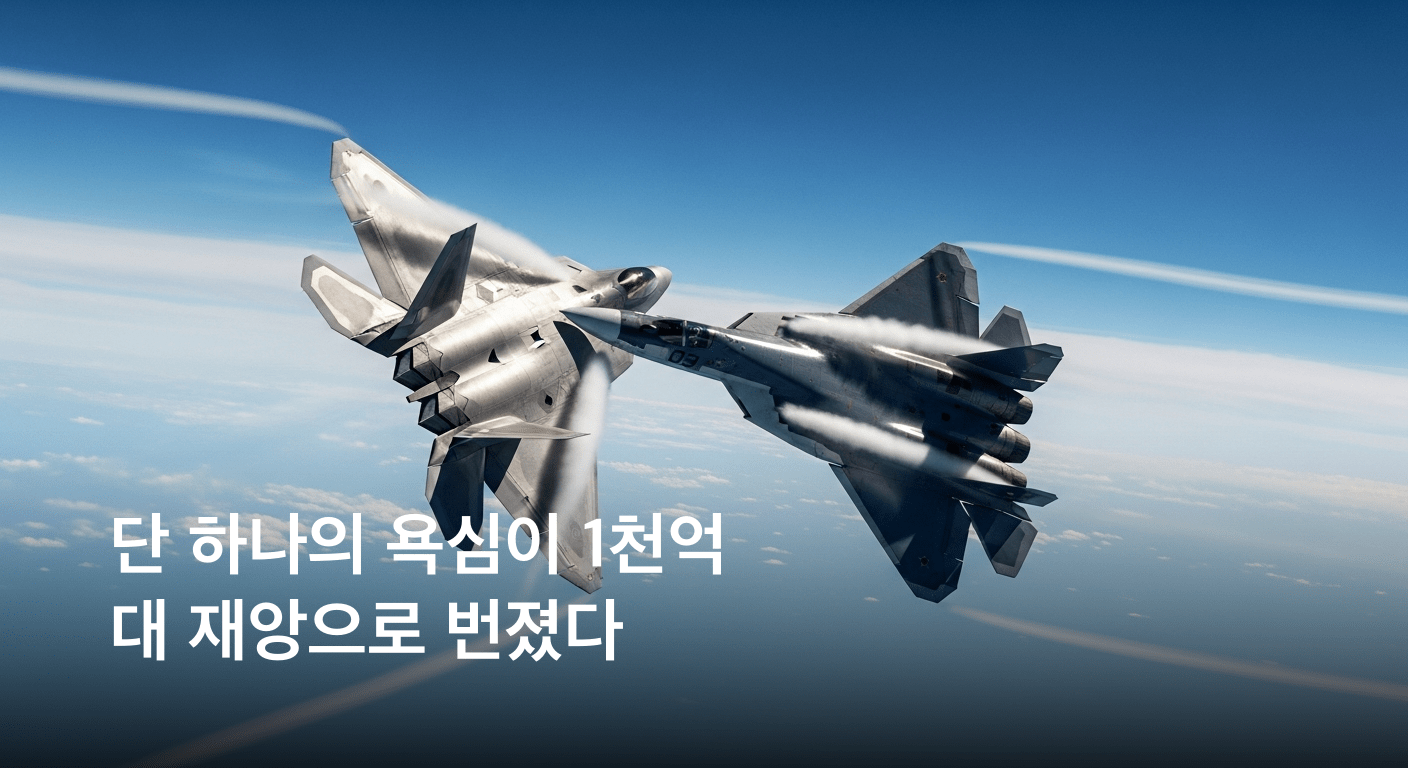 1천억 원대 전투기 아찔한 공중 충돌 조종사의 ‘인생샷’ 욕심이 부른 대가