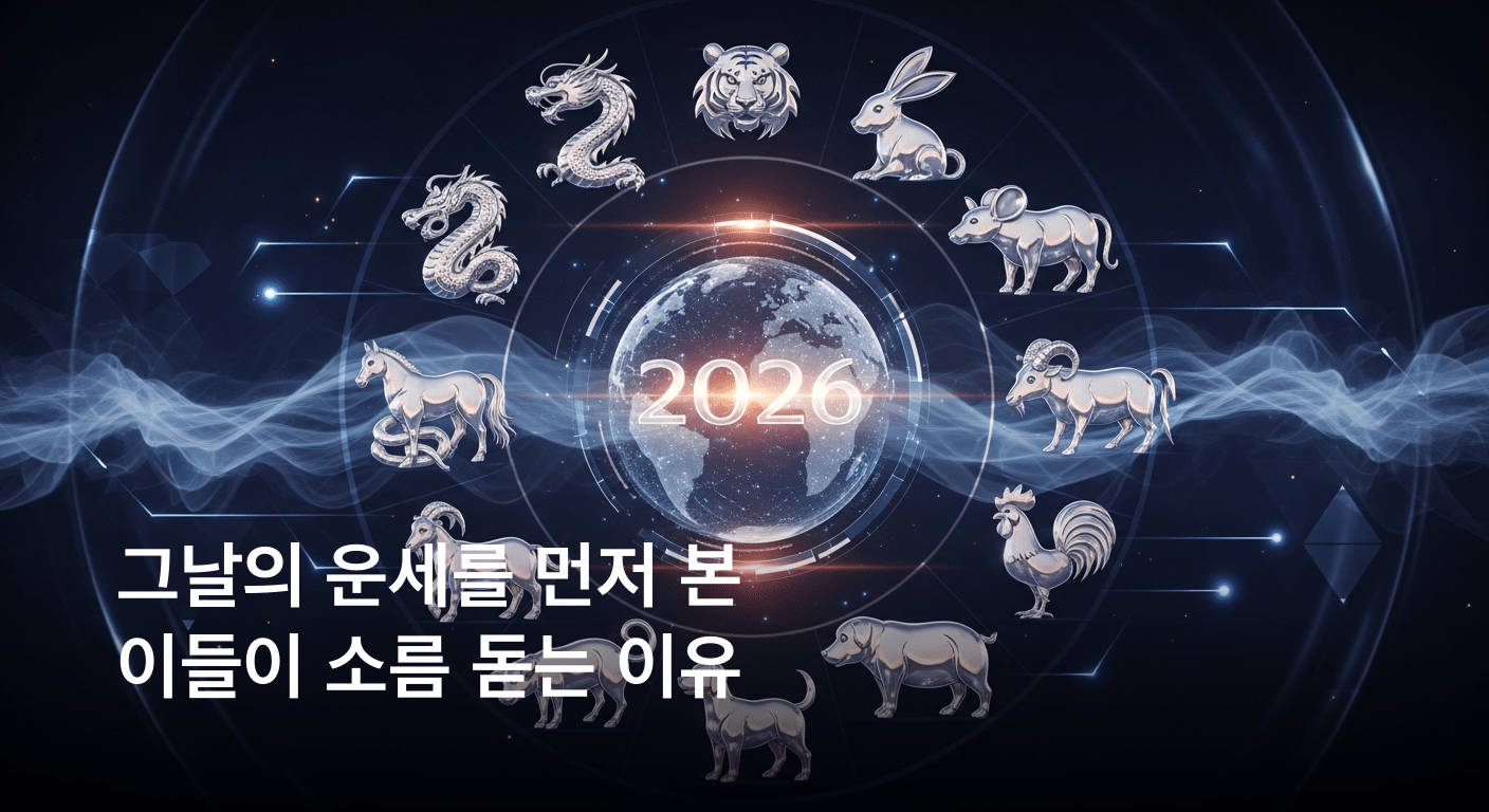 미래를 엿보다 2026년 4월 25일 띠별 운세 대공개