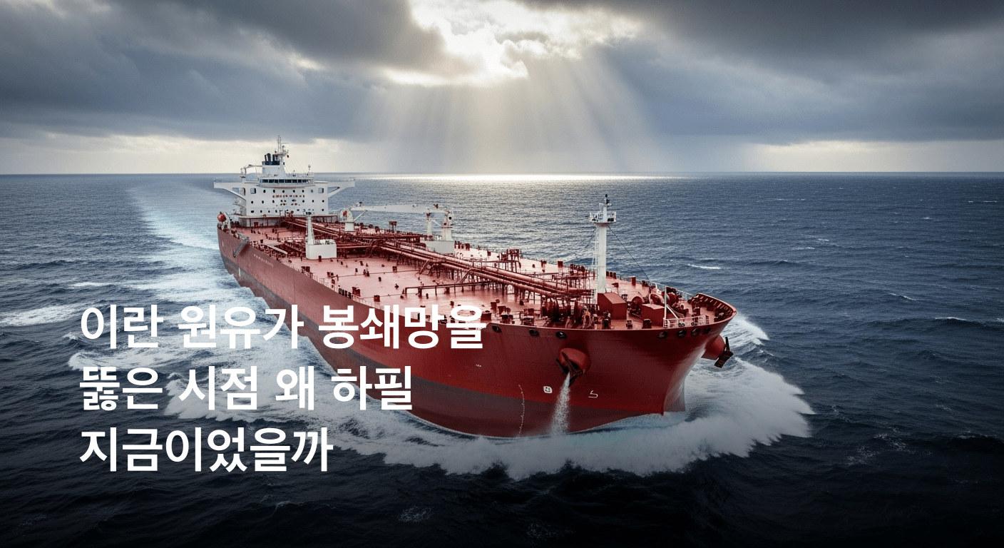 격화되는 해상 대결의 서막: 이란 원유, 국제 봉쇄망을 뚫고 이동하다