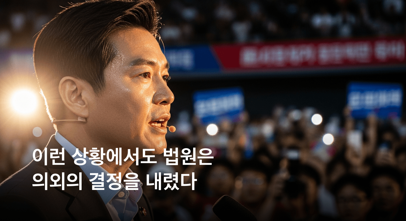 격렬해지는 선거판, 후보에게 음료 투척한 30대 구속영장 기각 파장