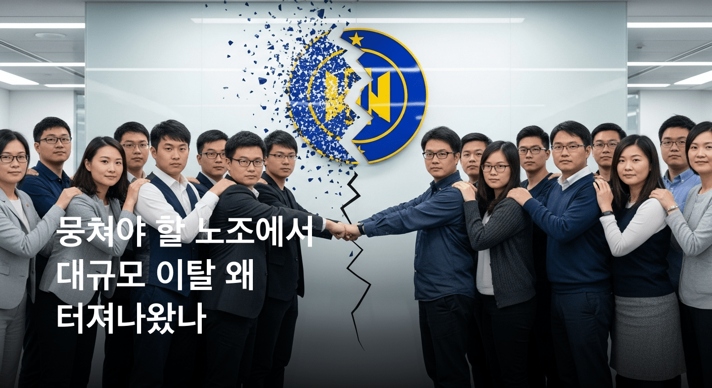 삼성전자 노조, 내부 분열 조짐... '특정 부문 편향' 논란 속 탈퇴 러시