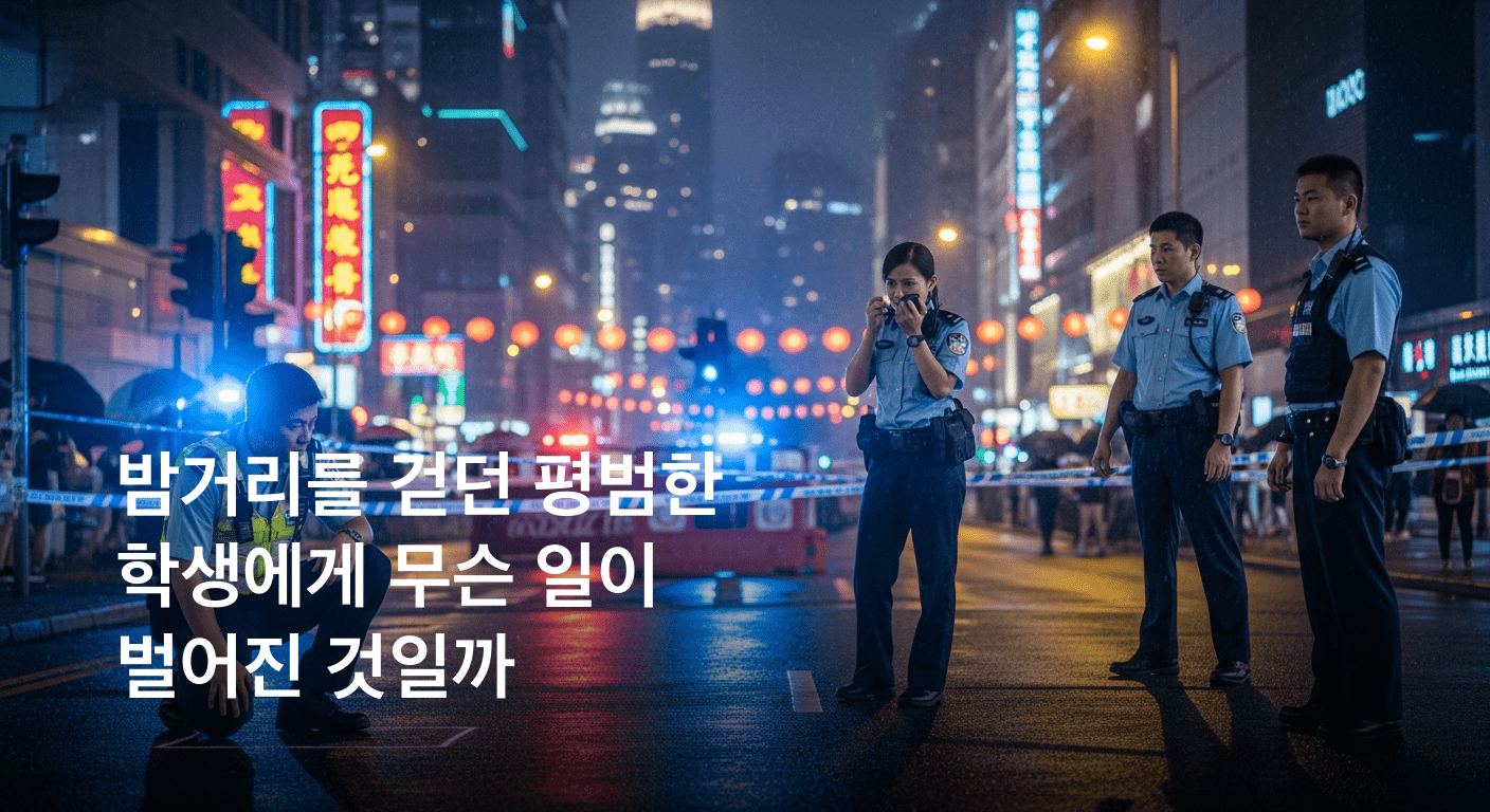 광주 도심, 한밤중 고등학생 피습 살해 사건 전말. 20대 용의자 전격 검거