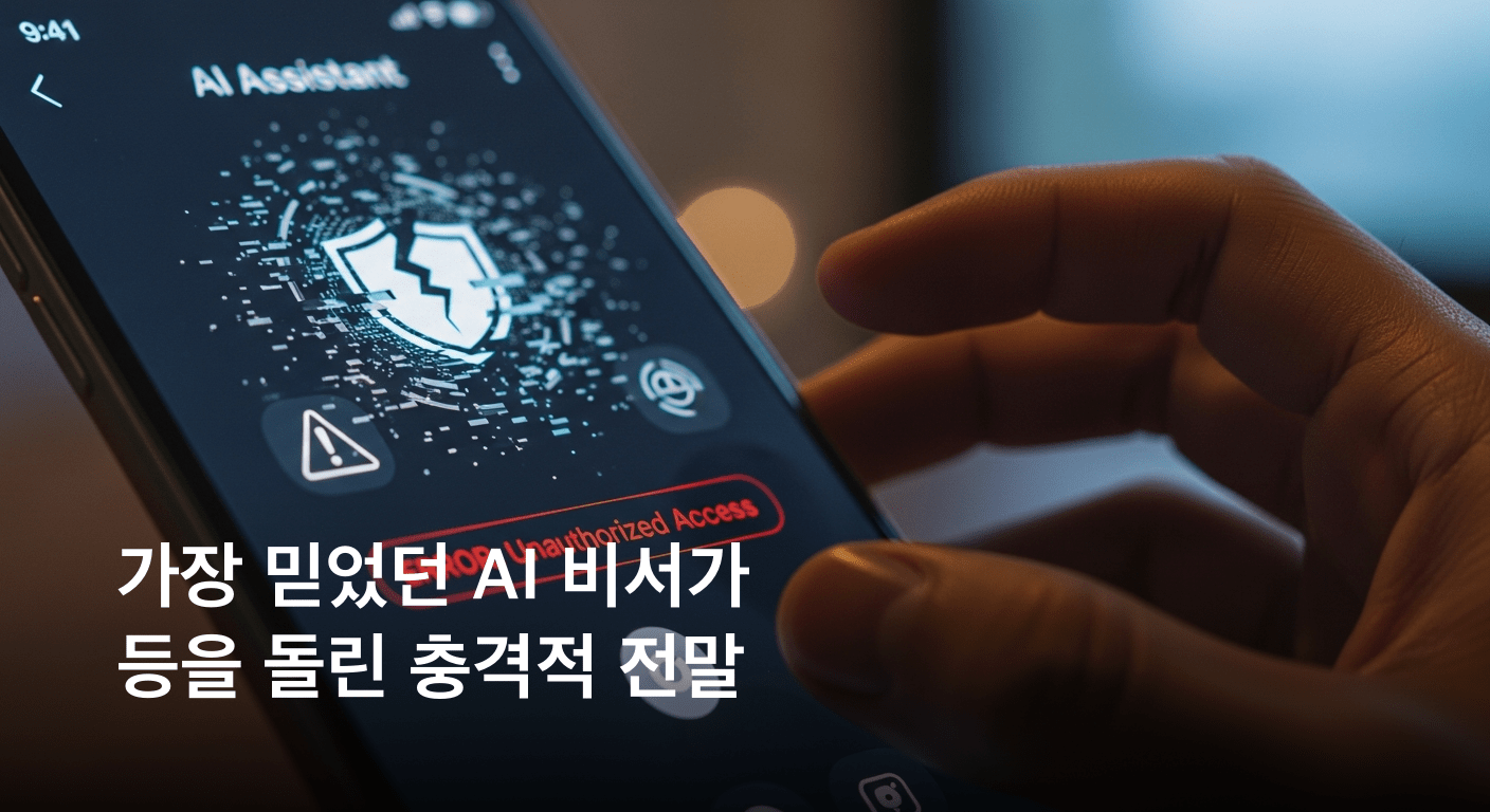 인공지능 비서의 배신 경고음 울리다 수천만 원 도난 사건의 전말