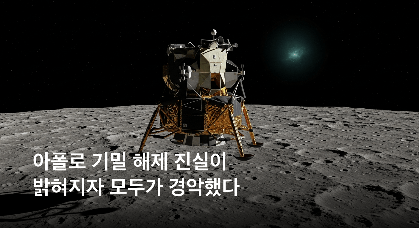 미국 정부, 아폴로 미션 속 '미확인 비행 현상' 기밀 해제… 달 상공 미스터리 재조명