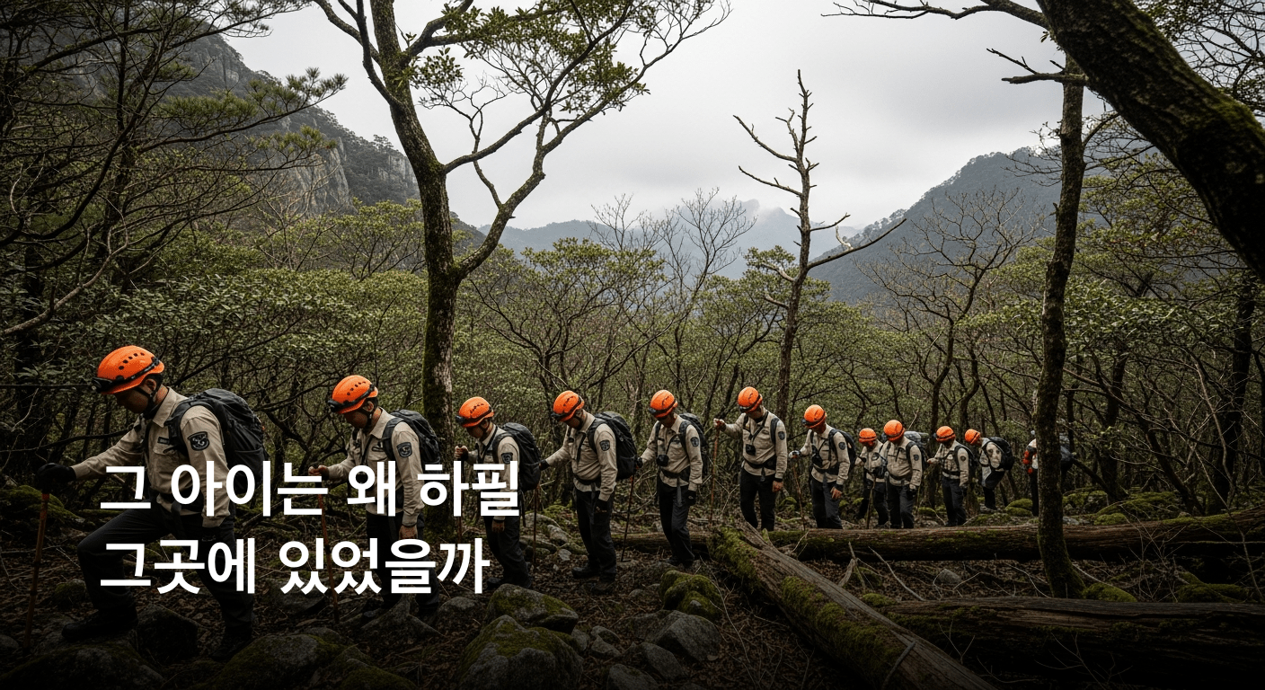청송 주왕산 실종 초등학생, 안타까운 3일간의 수색 끝 비극적 발견