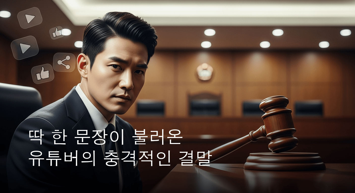 유명 배우 명예 훼손 혐의, 특정 유튜버 구속 전격 결정!