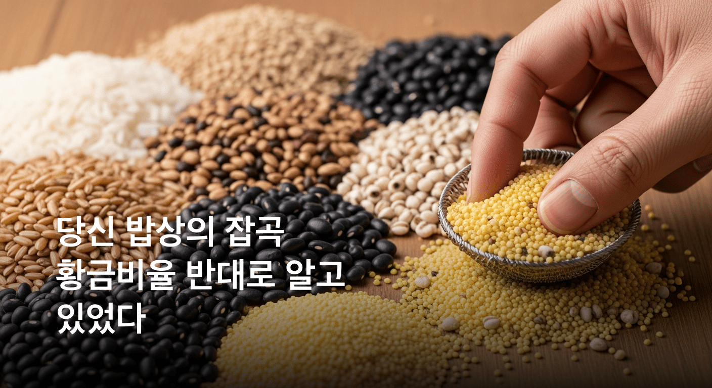 국민 밥상에 숨겨진 비밀. 잡곡의 황금 비율을 찾아라!