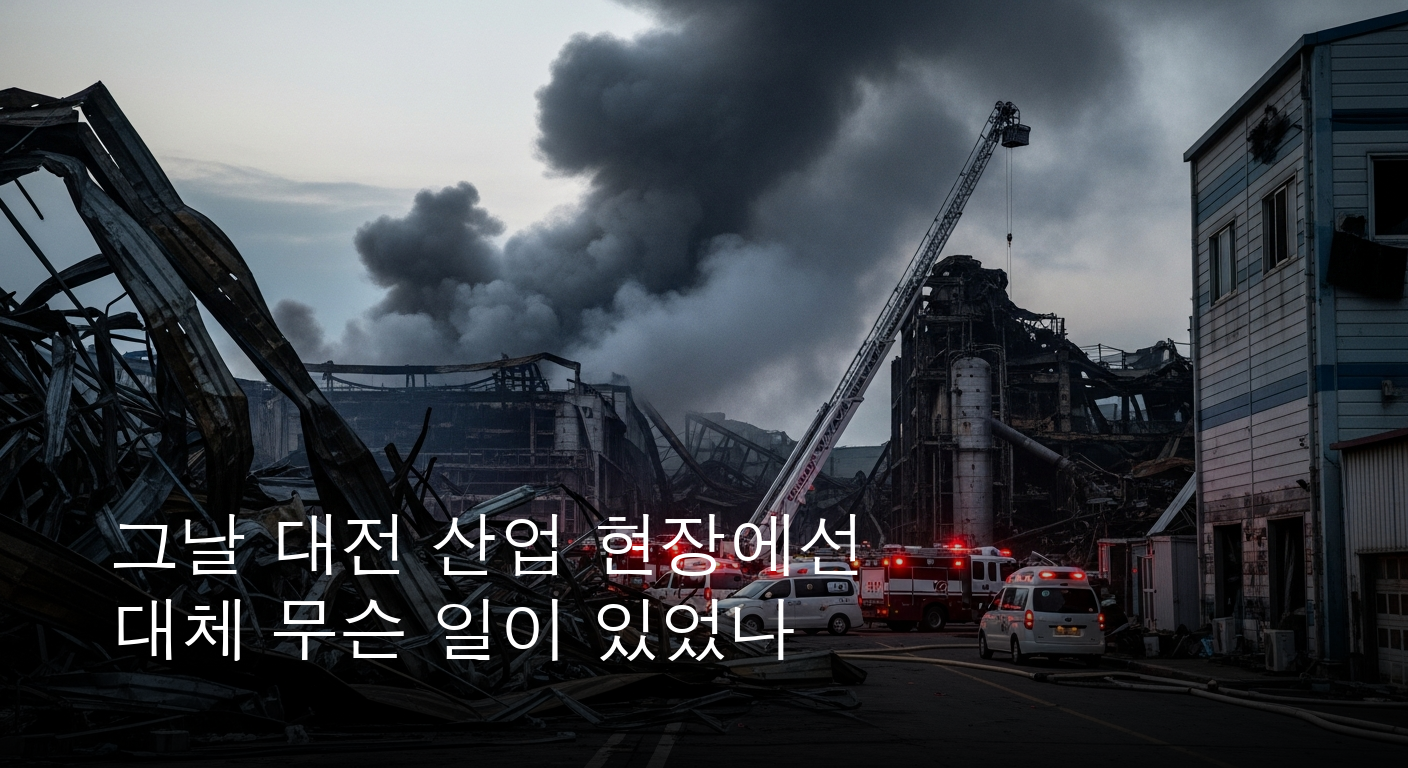 대전 산업 현장, 비극적 폭발 참사 발생: 5명 사망, 2명 부상