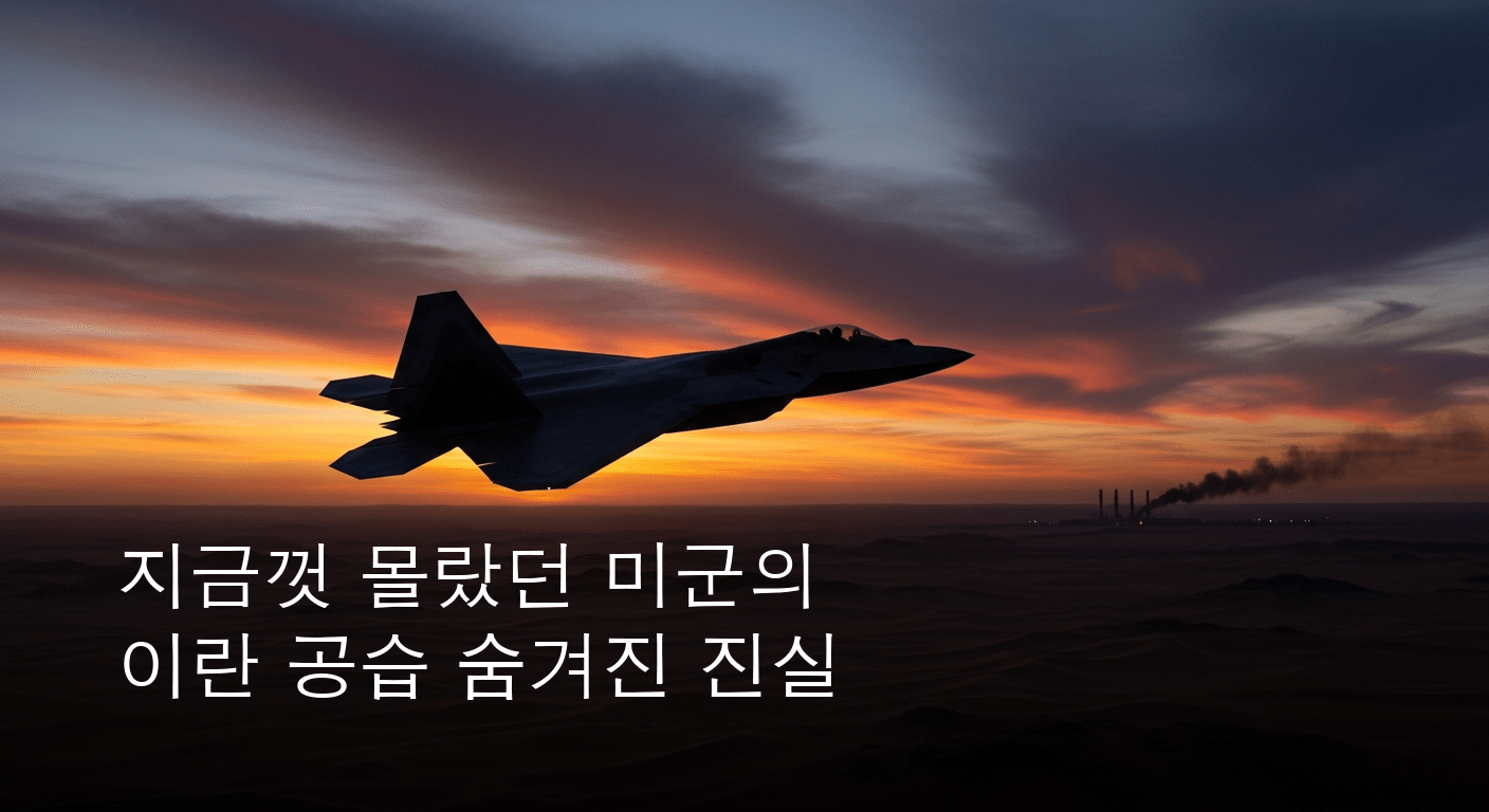 긴장 고조된 중동 미군 이란 핵심시설 공습 감행