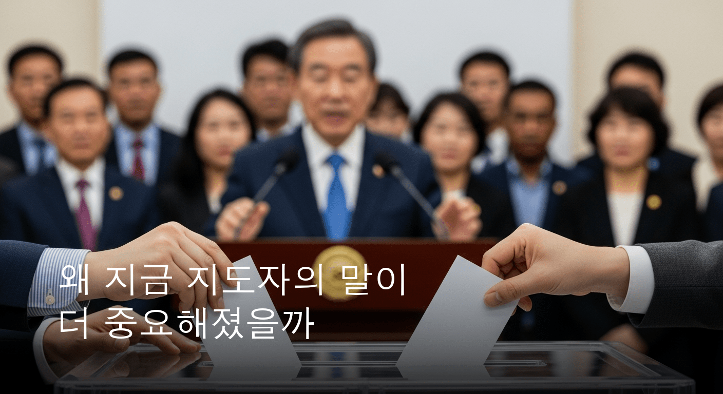 투표를 통한 민주주의 수호, 지도자의 메시지와 소통의 중요성