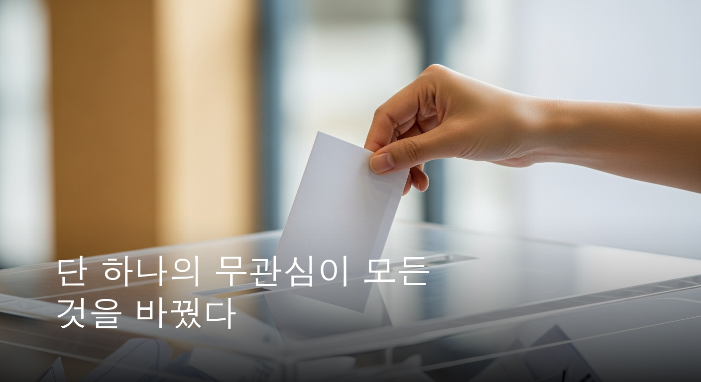 대통령, '정치 무관심의 대가' 경고하며 투표 참여 강력 촉구