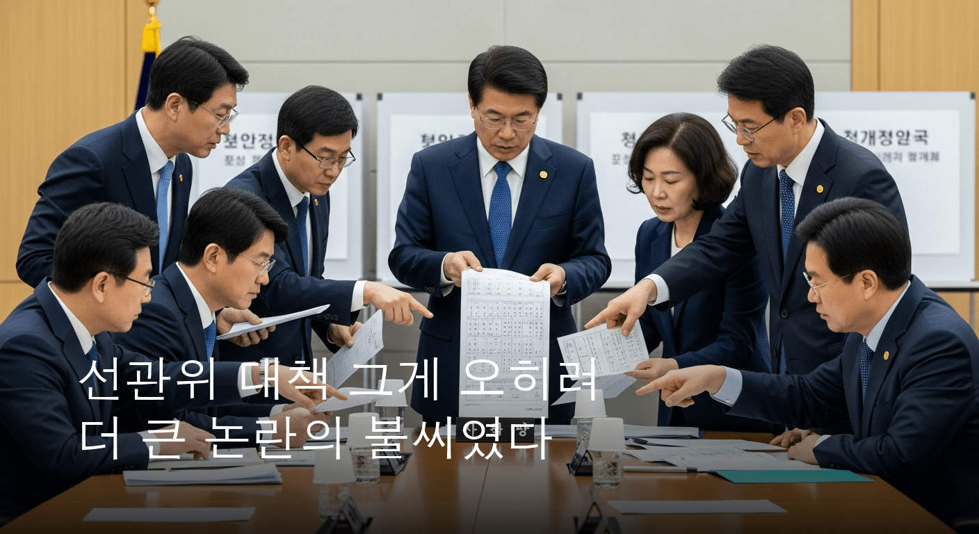 선관위, 투표지 혼란 사태에 긴급 대책 마련 착수