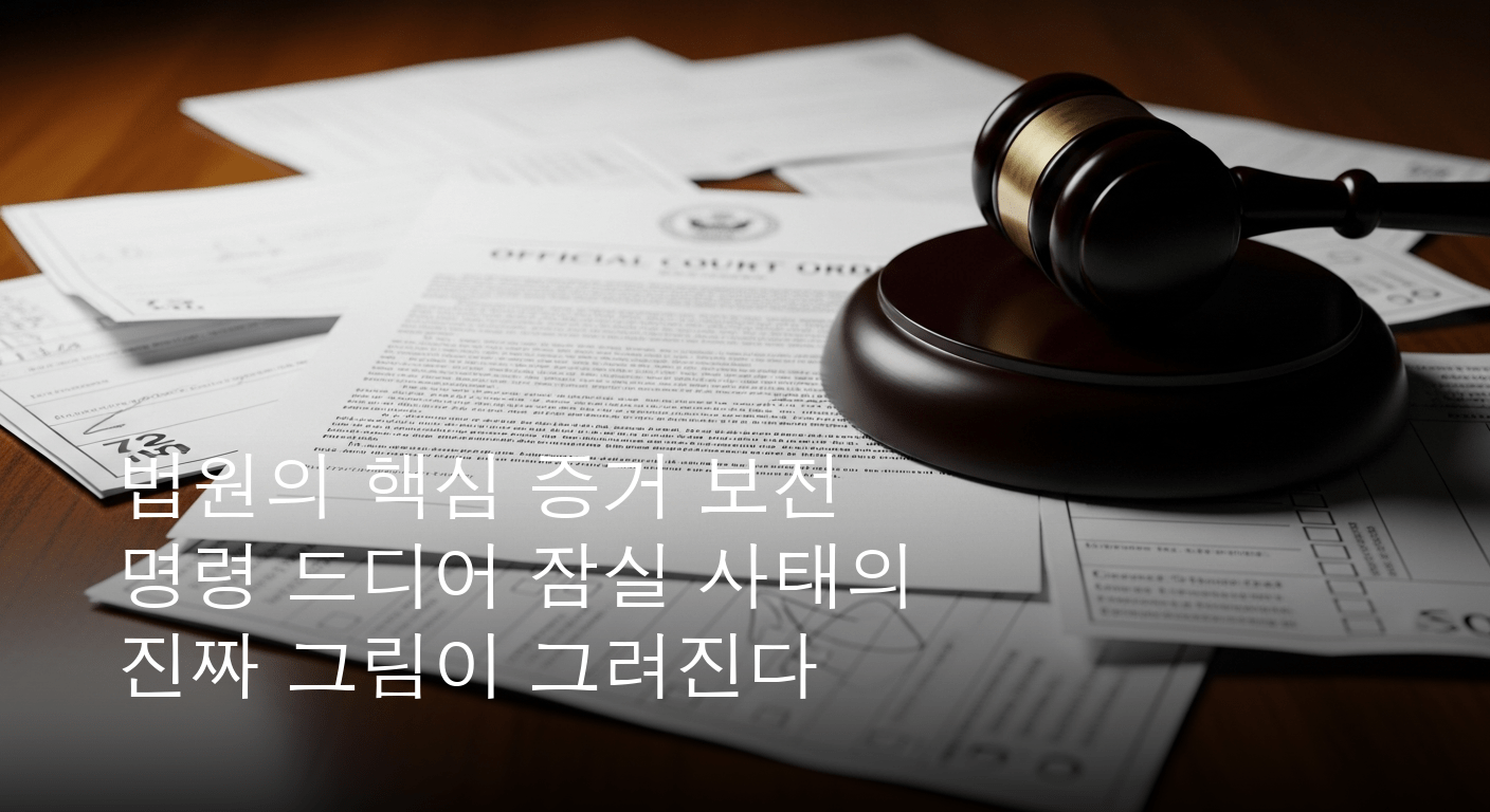 잠실 투표용지 부족 사태, 법원 핵심 증거 보전 명령으로 진실 규명 급물살