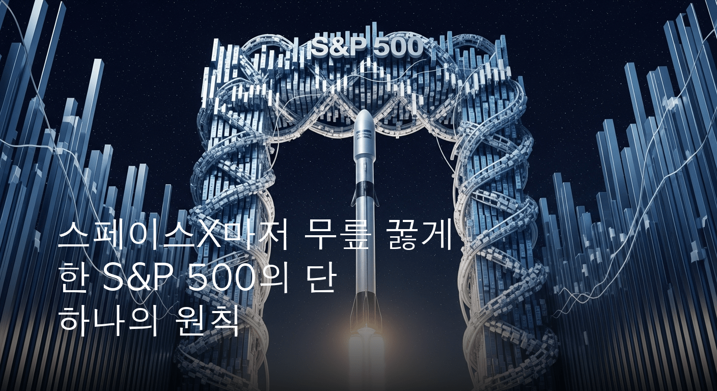 S&P 500의 엄격한 문턱, 우주 개척 기업 스페이스X에도 예외는 없었다