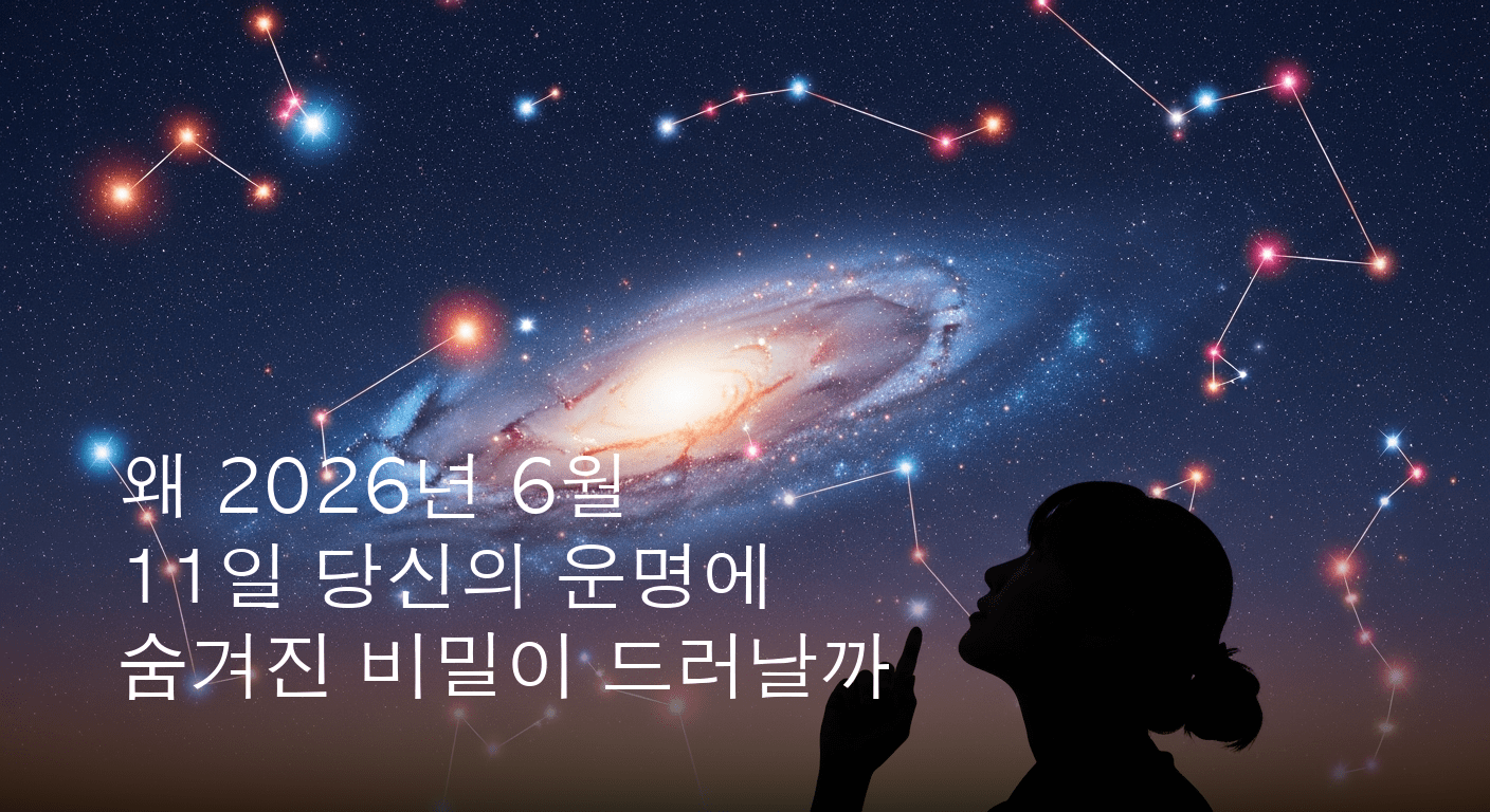 별들이 속삭이는 지혜: 2026년 6월 11일, 당신의 운명 심층 분석