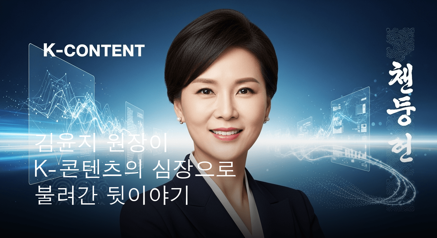 K-콘텐츠 미래 이끌 새로운 수장, 김윤지 원장 전격 임명