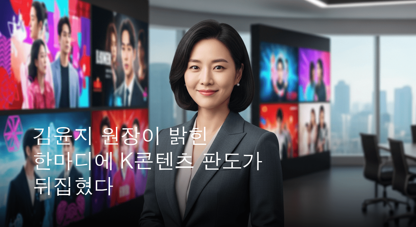 K-콘텐츠 미래를 이끌 새 수장, 한국콘텐츠진흥원 김윤지 신임 원장 취임