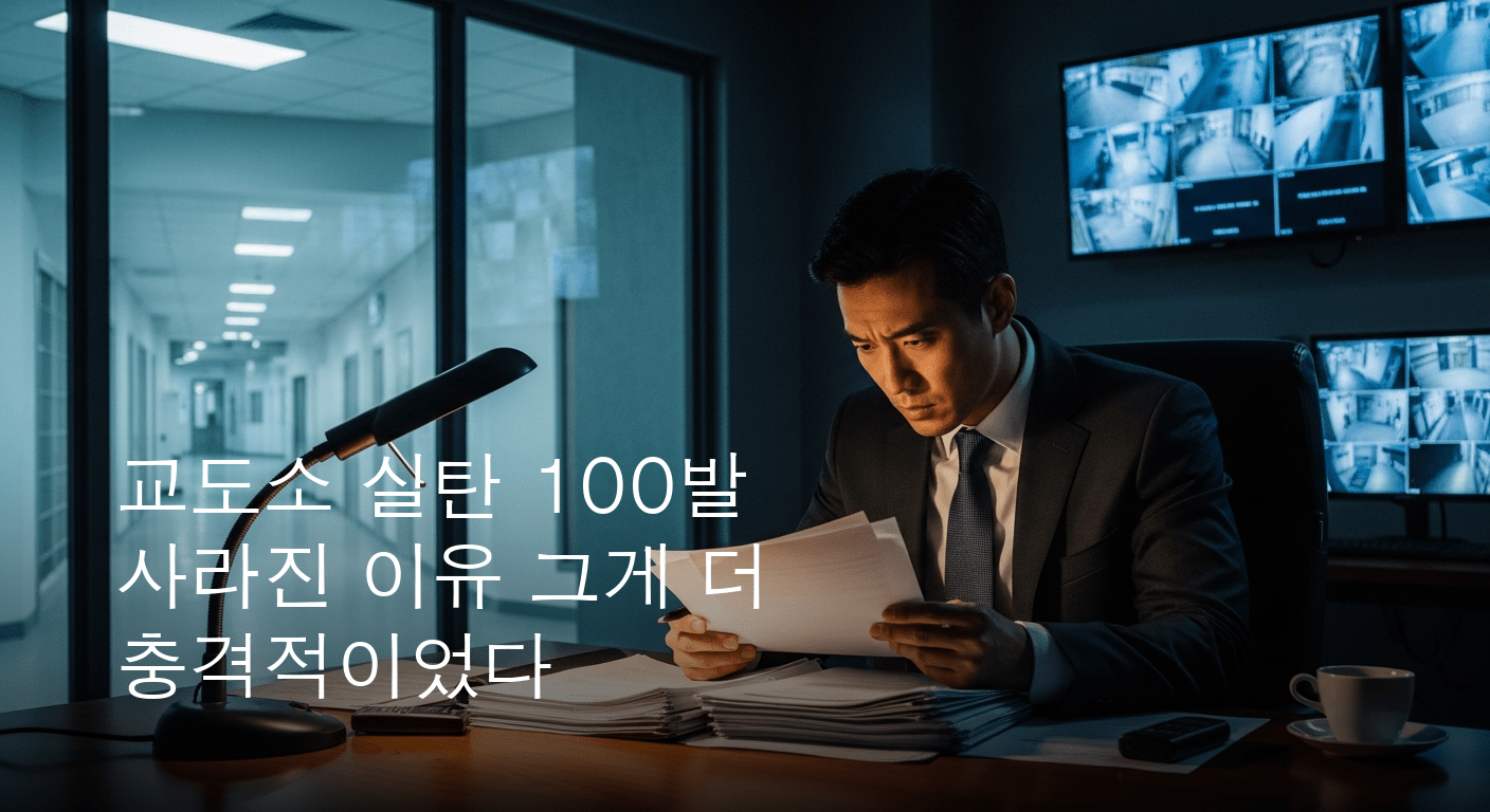 교도소 실탄 100발 사라졌다. 미스터리 사건 법무부 긴급 조사 착수