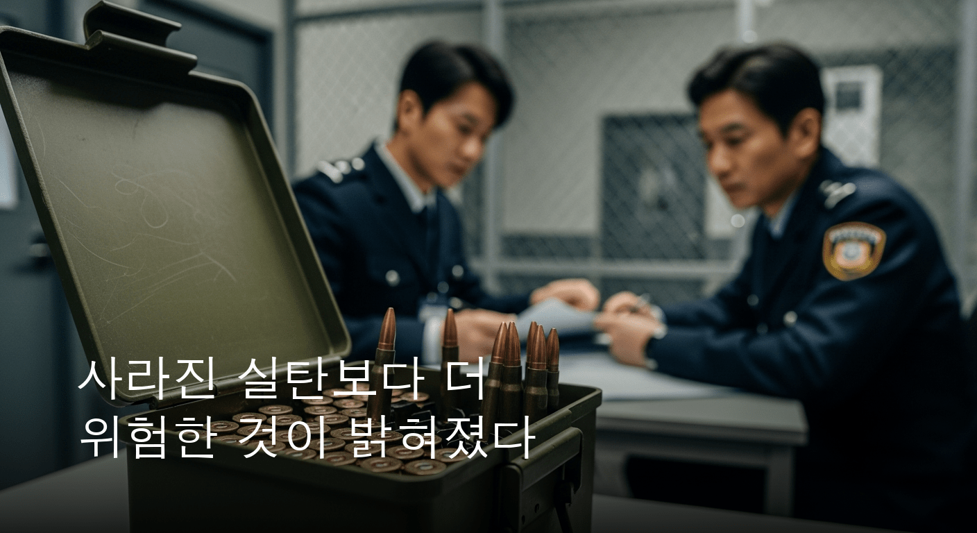 대전 교정 시설 실탄 100발 증발. 법무부 전방위 조사 착수.