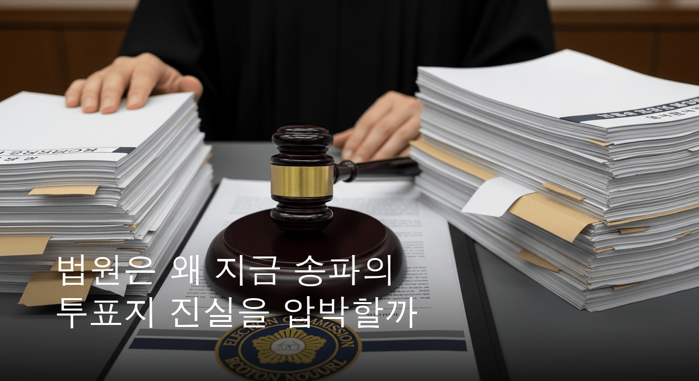 법원, '투표지 폐기' 송파 선관위 진실 규명 압박… 증거 보전 명령 인용