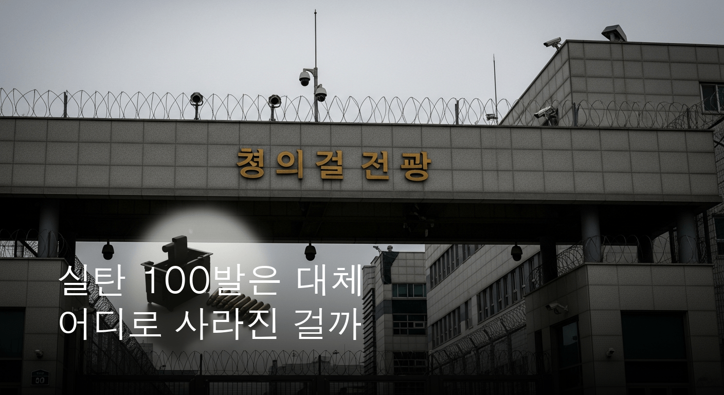 대전교도소 실탄 100발 증발 비상 법무부 긴급 진상 규명 착수