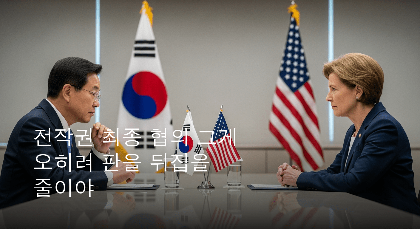 한미 전작권 전환, 목표 연도 확정 위한 막바지 협의 개시
