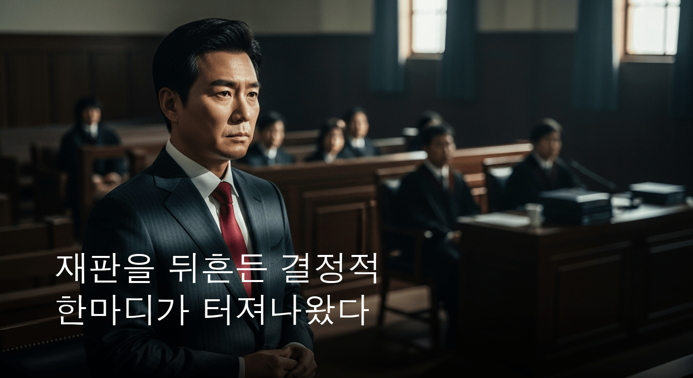 고위 정치인 선거자금 의혹 재판 중대 국면 돌입했다
